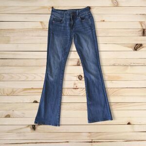 American Eagle 360 Super Stretch Low Rise Flare Jeans Y2K